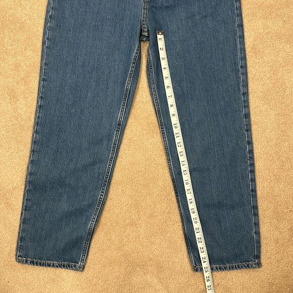 Everlane NWT Summer Slouch Button Front Blue Jean Denim Organic Cotton Women 28 - Picture 3 of 11